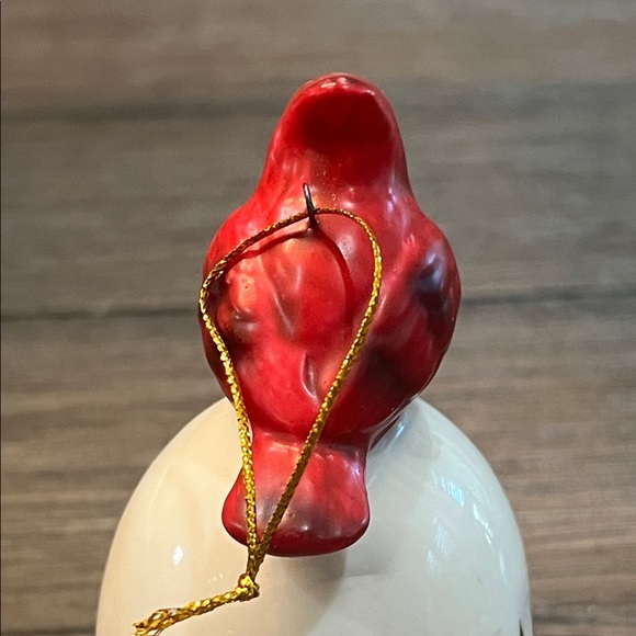Festive Red Cardinal Holiday Ornament/Bell - Picture 12 of 16